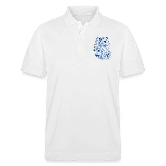 Polo Unisexe Bio Croix Celtique - blanc