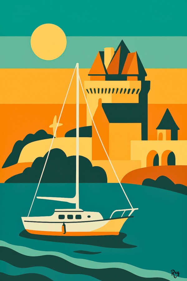 Tour Solidor Affiche 30x20 cm