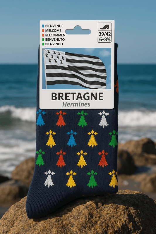 Breton Flag Socks