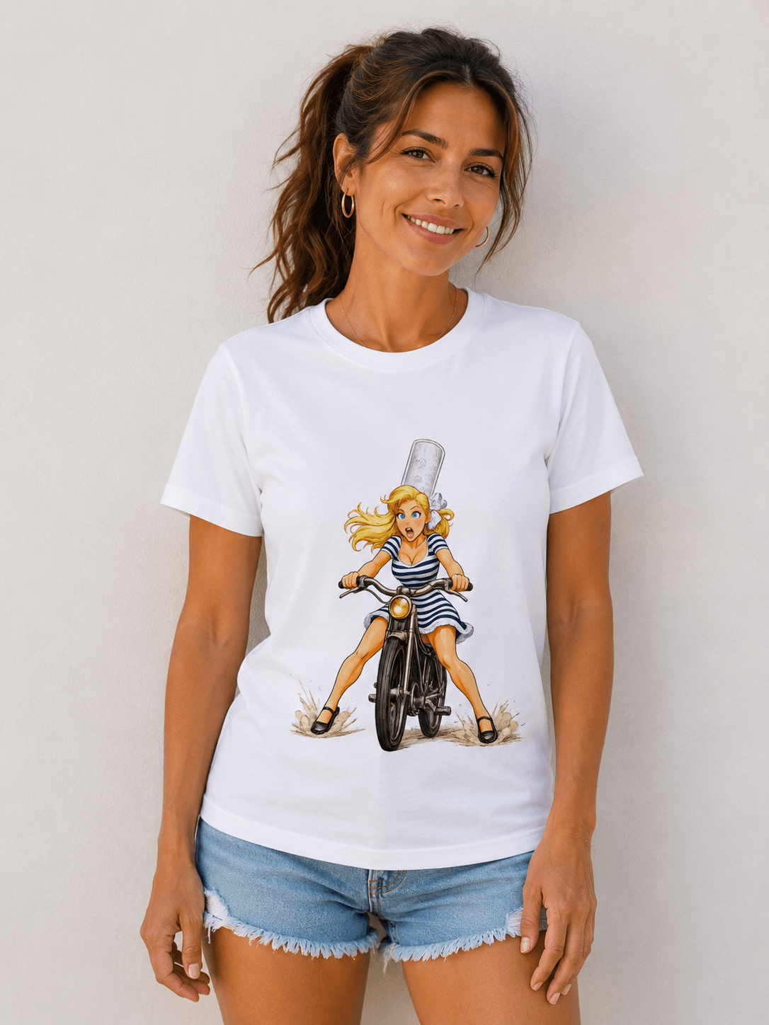 T-shirt Bigoudène à toute allure en coton biologique