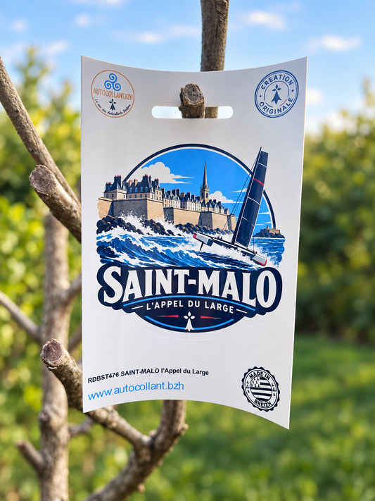 Autocollant Saint-Malo – L’Appel du Large