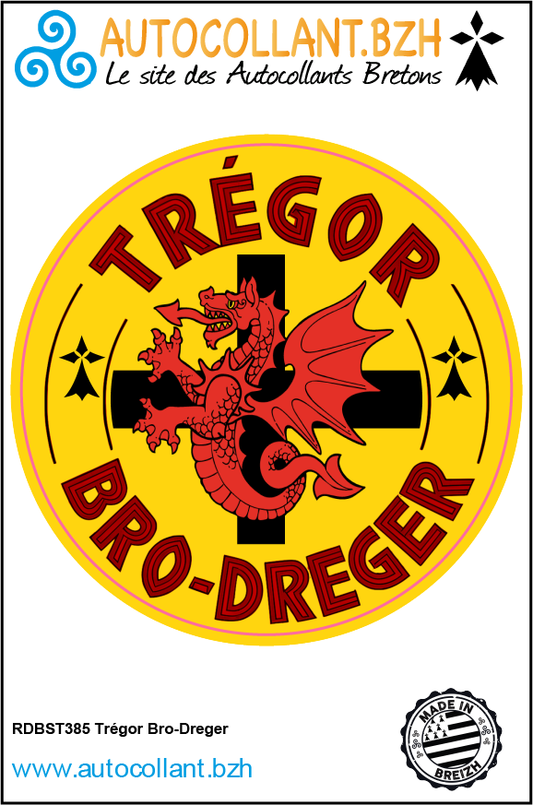 Autocollant Trégor Bro Dreger