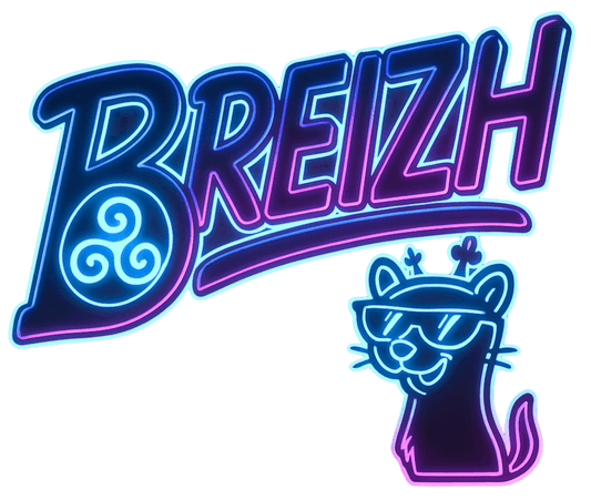 Autocollant Breizh Cyber Punk