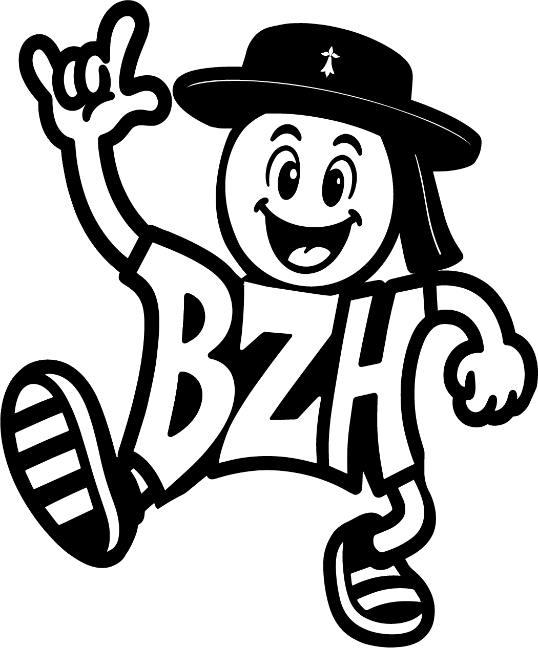Autocollant Petit Breton BZH – Transparent