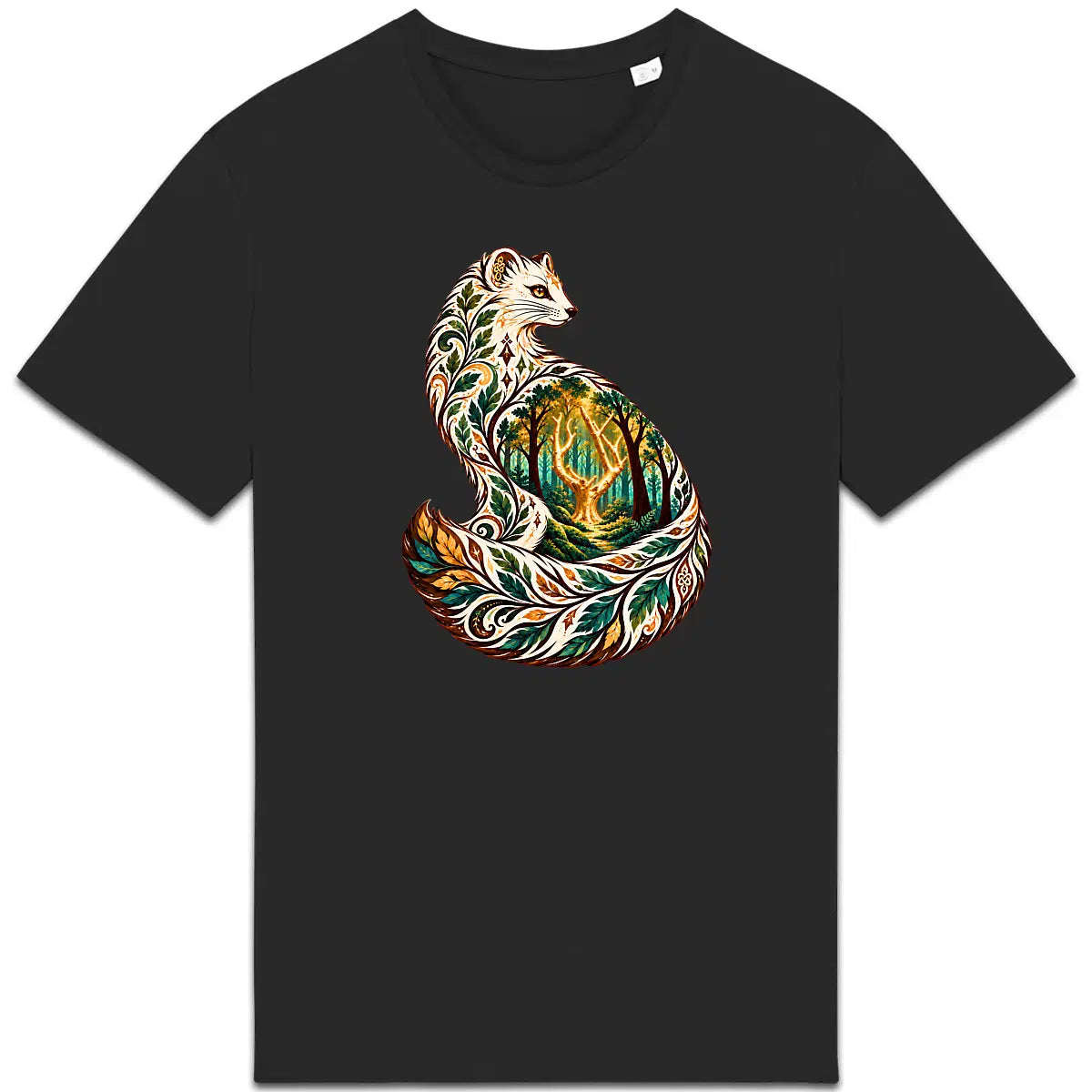 T-shirt unisexe Hermine & Arbre d’Or de Brocéliande