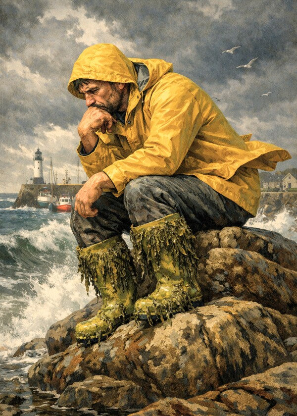Le Penseur Breton Poster
