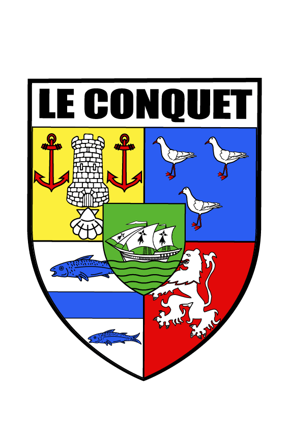 Autocollant Blason Le Conquet - Autocollant BZH