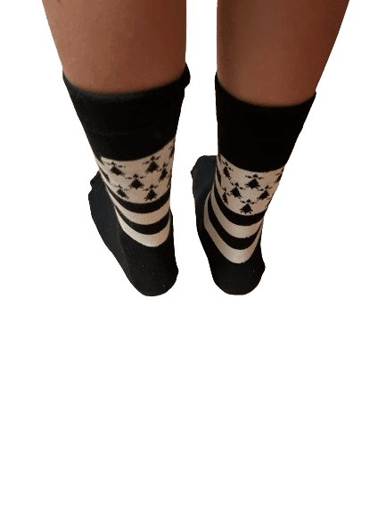 Chaussettes Drapeau Breton - Autocollant BZH
