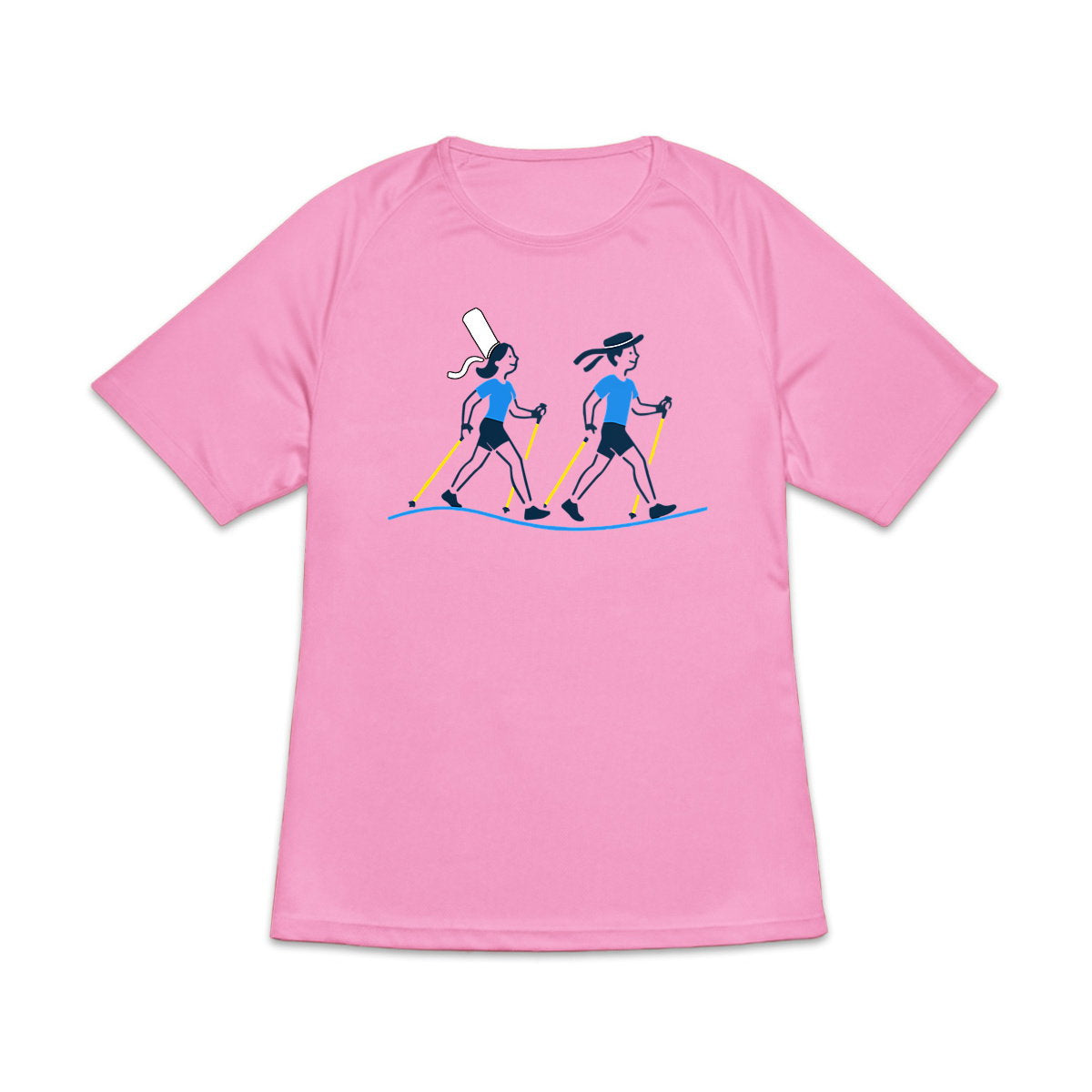 T-shirt Sport Femme – Marche Nordique Bretonne - face_1