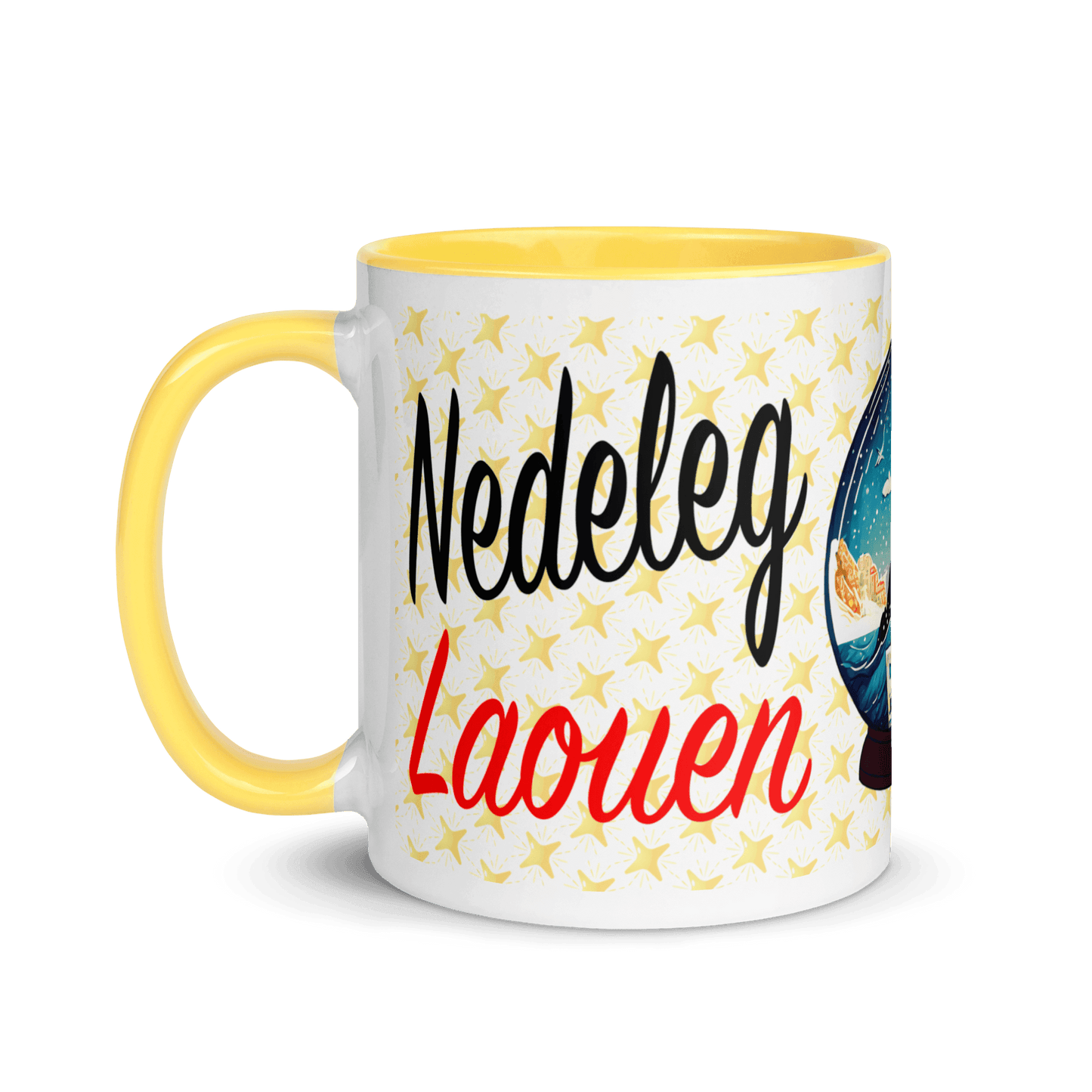 Mug Coloré Nedeleg Laouen Joyeux Noël - Autocollant BZH