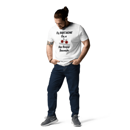 T-shirt Bretagne une bonne Descente - Autocollant BZH