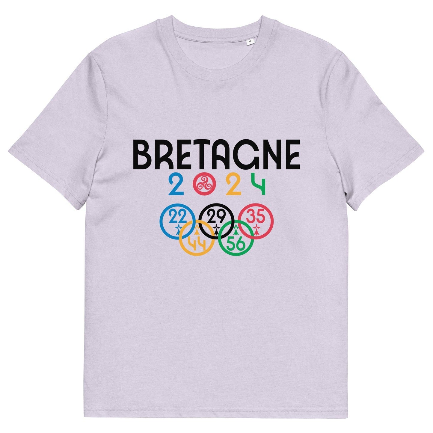T-shirt unisexe Bretagne 2024 - Autocollant BZH