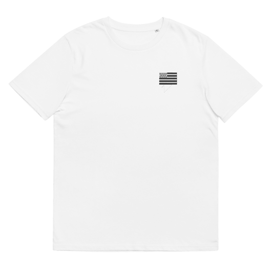 T-shirt unisexe Drapeau Breton (brodé) - Autocollant BZH