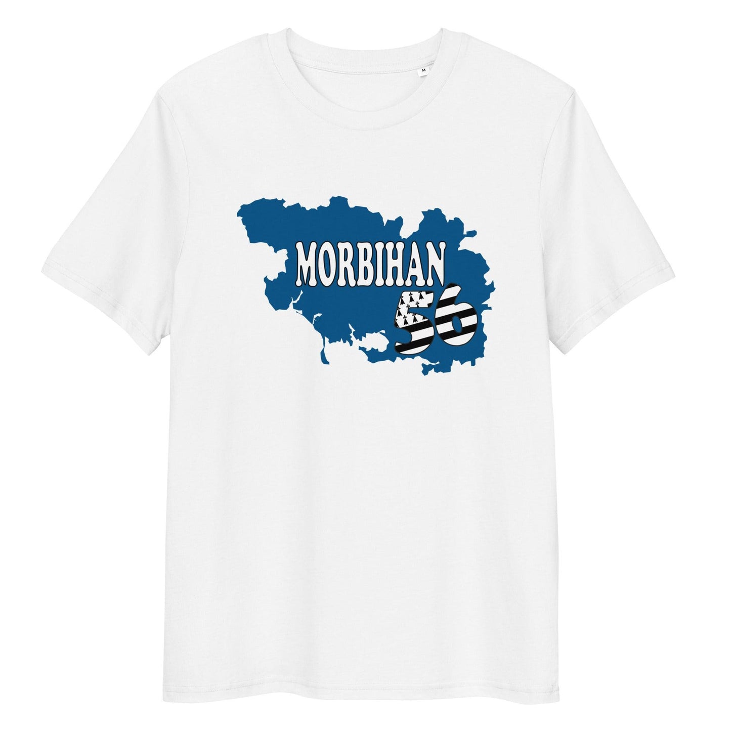 T-shirt unisexe Morbihan 56 Drapeau Breton - Autocollant BZH