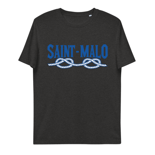 Tee-shirt Saint Malo Corde | Original, Marin & Écologique - Autocollant BZH