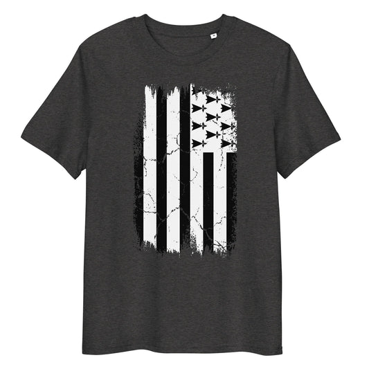 Tee-shirt unisexe Drapeau Breton Graph - Autocollant BZH