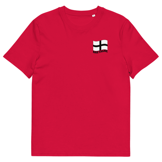 Tee-shirt unisexe Drapeau Kroaz Du Bretagne - Autocollant BZH