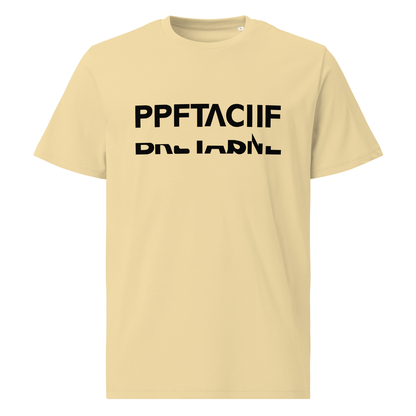 Tee-shirt unisexe en coton biologique avec texte caché "BRETAGNE"