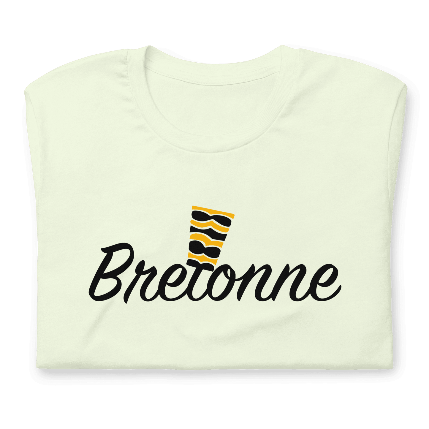 Tee-shirt Bretonne Coiffe Bigoudène - Autocollant BZH