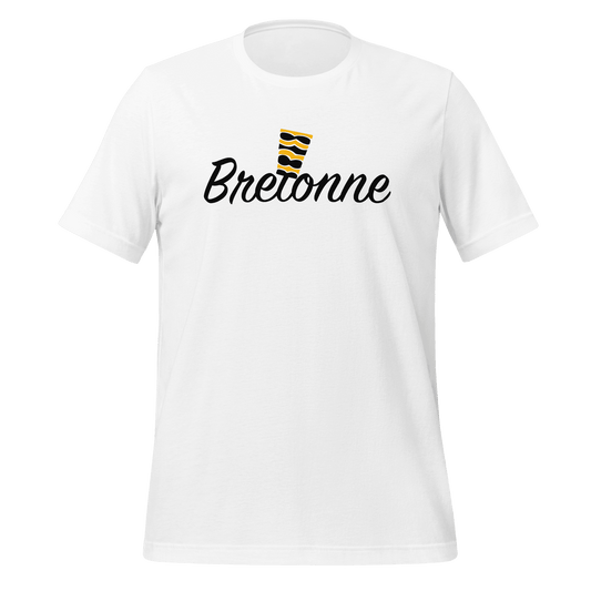 Tee-shirt Bretonne Coiffe Bigoudène - Autocollant BZH