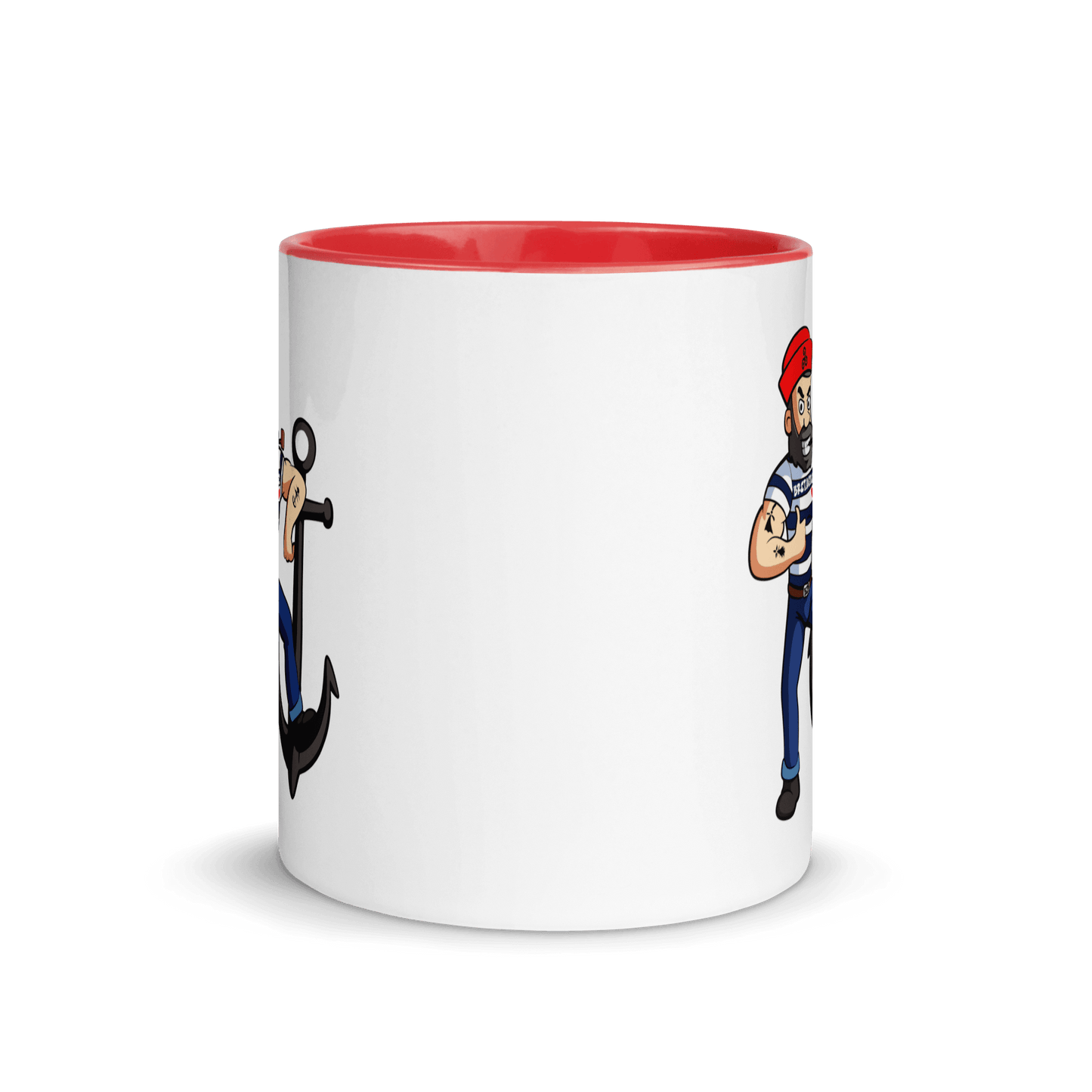 Mug à Intérieur Coloré Marin Breton Ancre