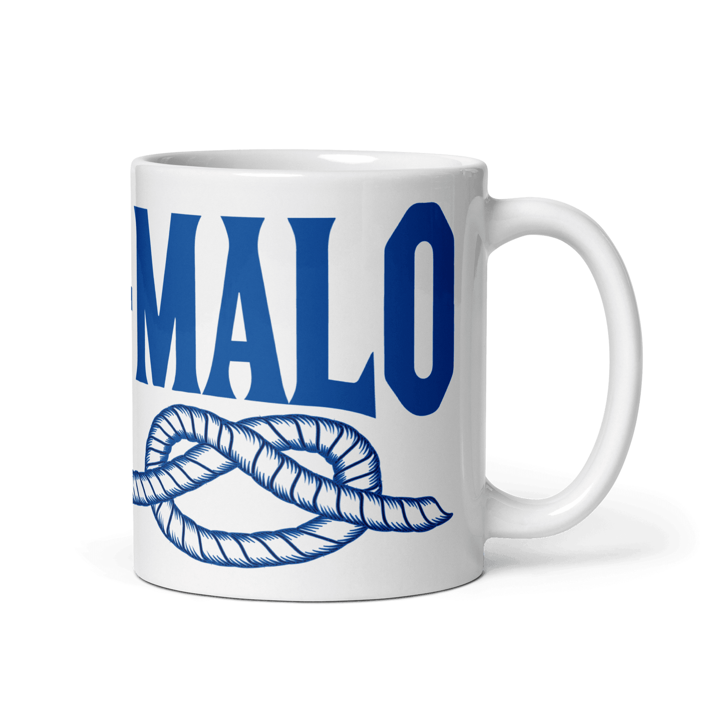 Mug Blanc Saint Malo Corde - Autocollant BZH