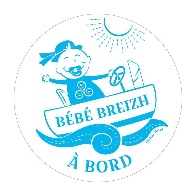 Autocollant Bébé Breizh Gars - Autocollant BZH
