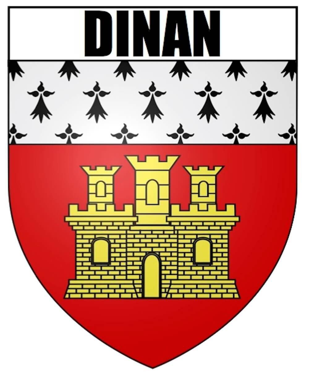 Autocollant Blason Ville de DINAN - Autocollant BZH