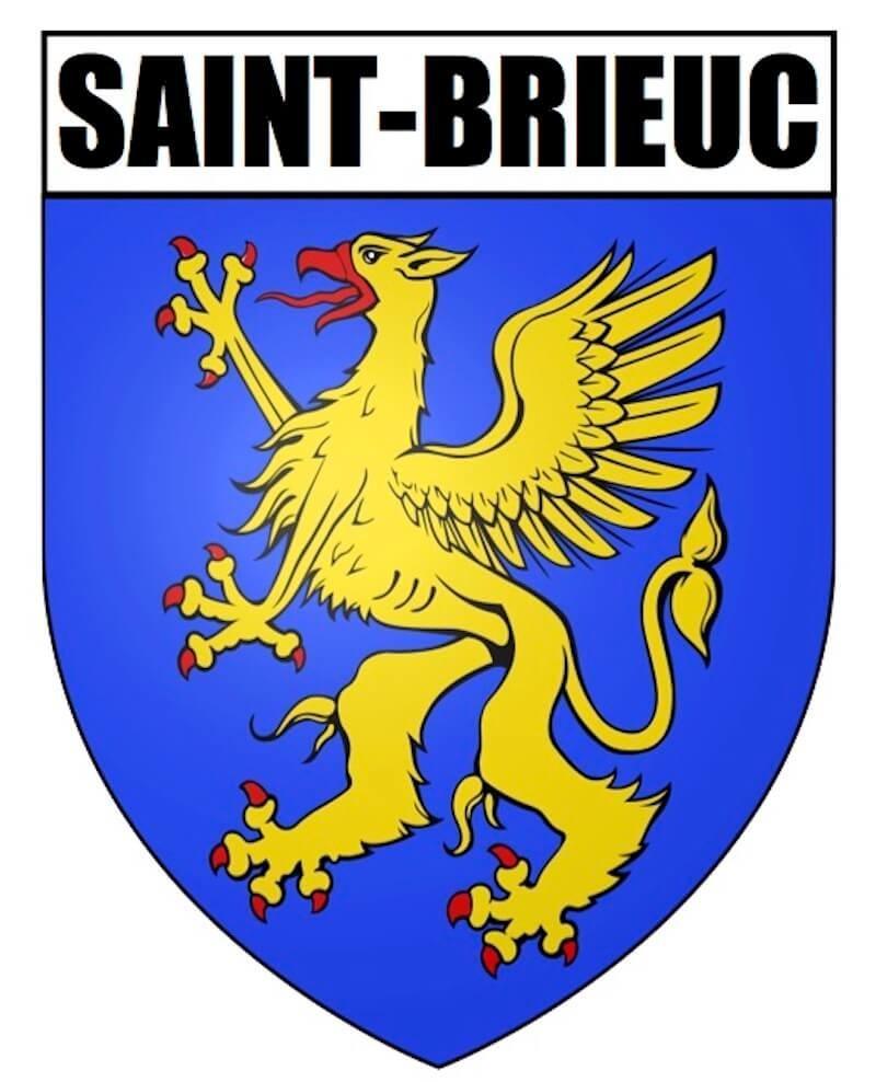 Autocollant Blason Ville de SAINT BRIEUC - Autocollant BZH