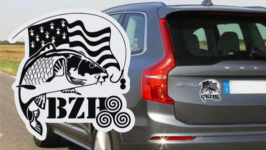 Autocollant Carpiste BZH - Autocollant BZH