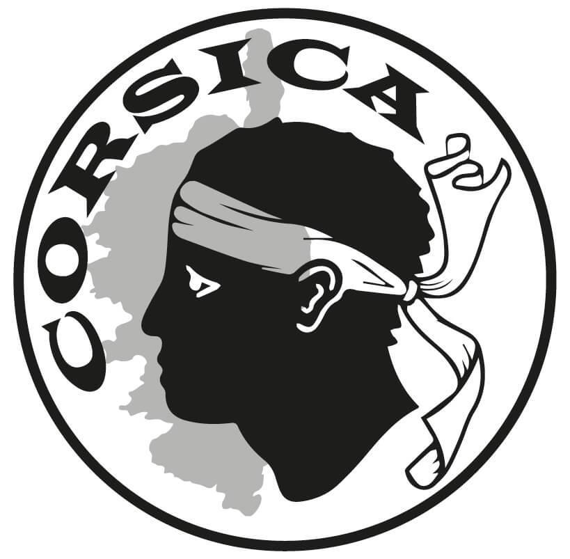Autocollant Corsica Rond - Autocollant BZH