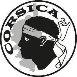 Autocollant Corsica Rond - Autocollant BZH