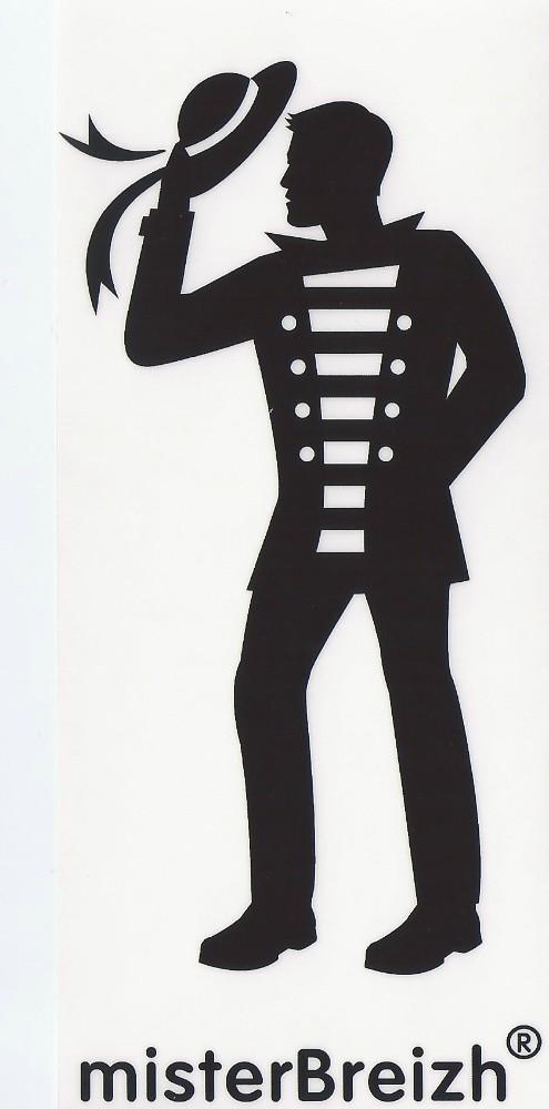 Autocollant Grand Mister Breizh - Autocollant BZH