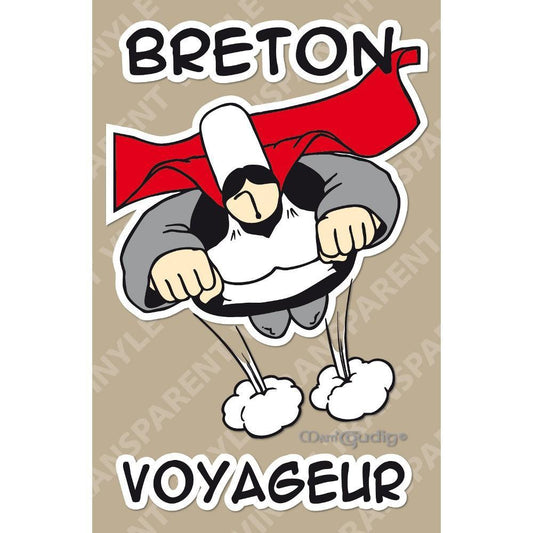 Autocollant Mam'Goudig Breton Voyageur - Autocollant BZH
