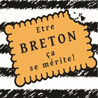 Autocollant Petit Beurre Breton Nouvelle Création - Autocollant BZH