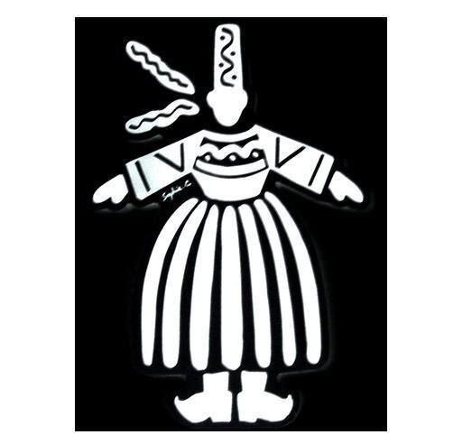 Autocollant Sophie.C Bigoudène Solo Banc (2 Tailles) - Autocollant BZH