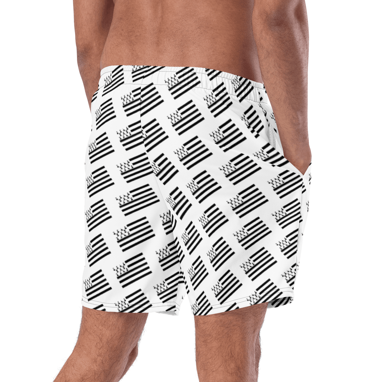 Caleçon de Bain Homme Drapeau Breton - Autocollant BZH