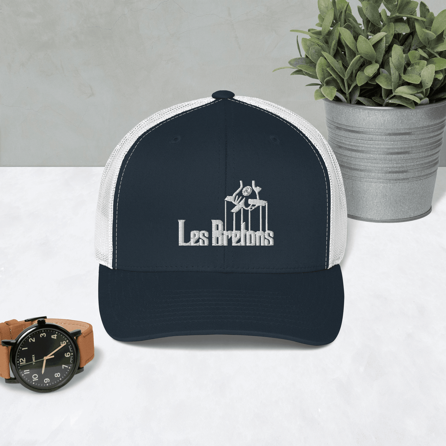 Casquette Trucker Les Bretons - Autocollant BZH