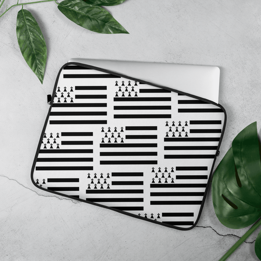 Housse Pour Ordinateur Portable Drapeaux Bretons - Autocollant BZH