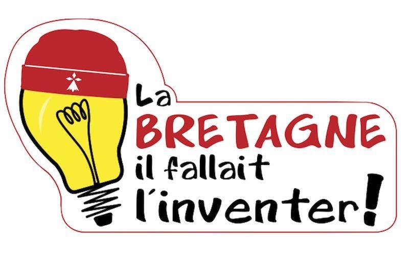 La Bretagne Fallait L'inventer ! Version Bonnet Rouge - Autocollant BZH