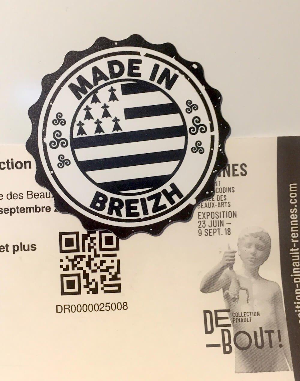 Magnet Breton MADE IN BREIZH - Autocollant BZH