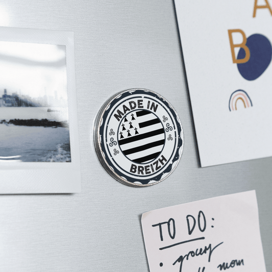 Magnet Métal Made In Breizh - Autocollant BZH