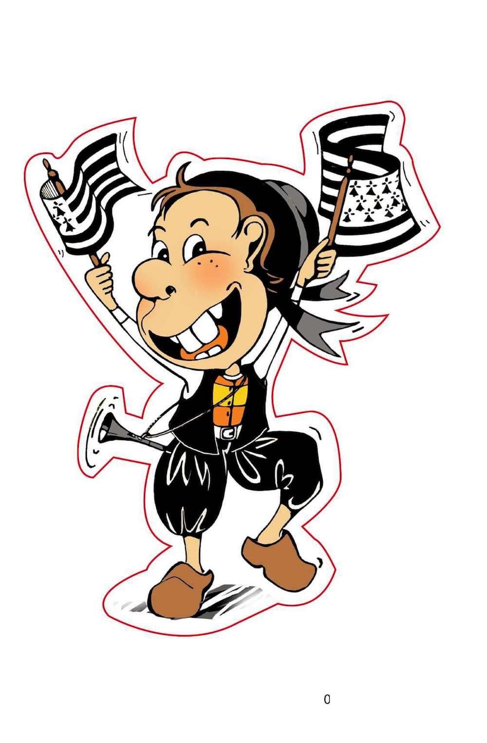 Magnet Souple Le Petit Breton Supporter - Autocollant BZH