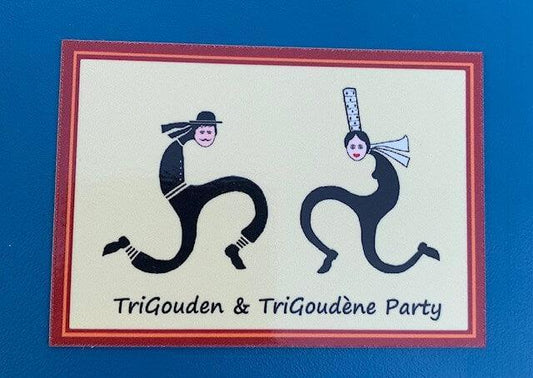 Magnet TriGouden TriGoudène Party - Autocollant BZH