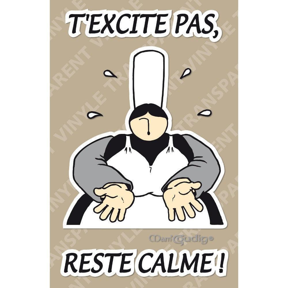 Mam'Goudig T'excite pas,, reste calme ! - Autocollant BZH