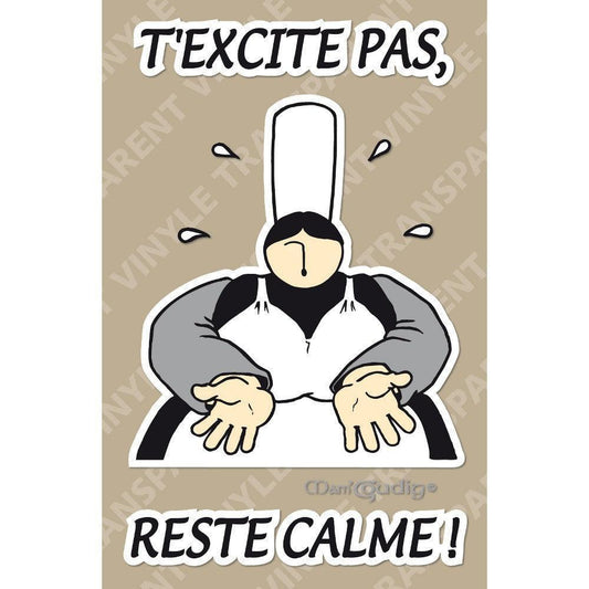 Mam'Goudig T'excite pas,, reste calme ! - Autocollant BZH