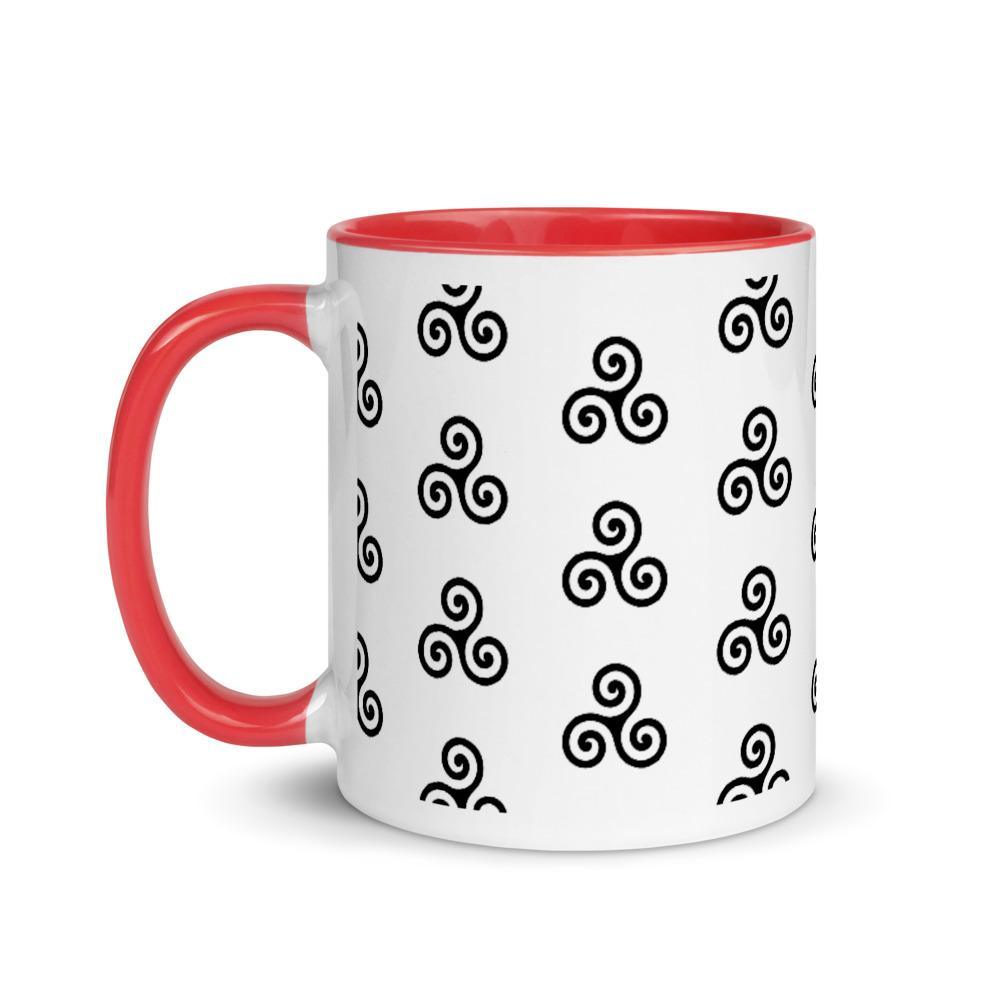 Mug Breton à Intérieur Coloré Triskell - Autocollant BZH
