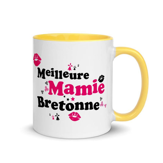 Mug Breton Meilleure Mamie Bretonne - Autocollant BZH