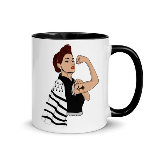 Mug Bretonne Powerful - Autocollant BZH