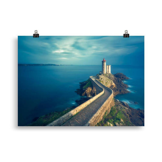 Poster Breton Phare du Petit Minou - Autocollant BZH